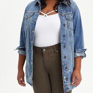 TORRID DENIM JACKET SZ6